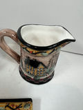 Village Scene Ceramic Jar, Pitcher, and Switch Cover Plate - thumbnail 3 of 5