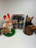 Vintage Halloween Plush and Tin Collectibles with Annalee - thumbnail 1 of 6