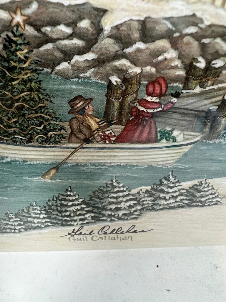 Gathering the Holly 12 x 9 - image 2 of 4