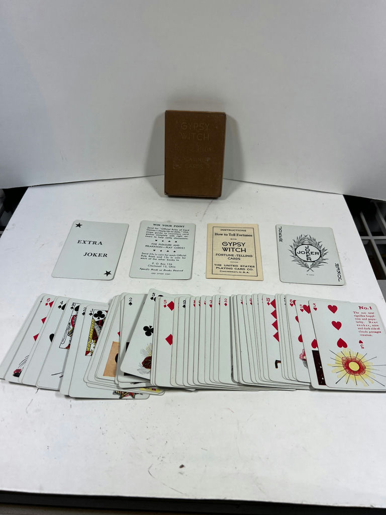 Gypsy Witch Fortune-Telling Playing Cards Set - image 1 of 4