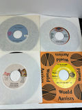 Collection of 60 vintage vinyl 45's records and a metal storage box - thumbnail 8 of 17