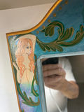 Hand-Painted Mermaid Border Wall Mirror by J Charter - thumbnail 5 of 7