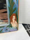 Hand-Painted Mermaid Border Wall Mirror by J Charter - thumbnail 3 of 7