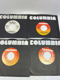 Blue storage box with a collection of 60 vintage 45 RPM vinyl singles - thumbnail 10 of 17