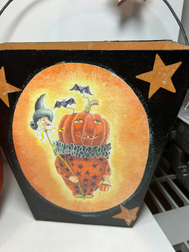 Halloween Pumpkin Lantern and Starry Decorative Box - image 3 of 4