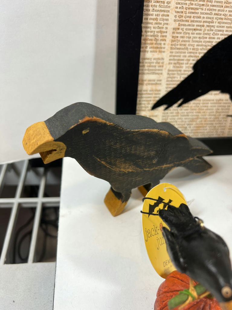Halloween Crow and Pumpkin Decor Set - image 3 of 8