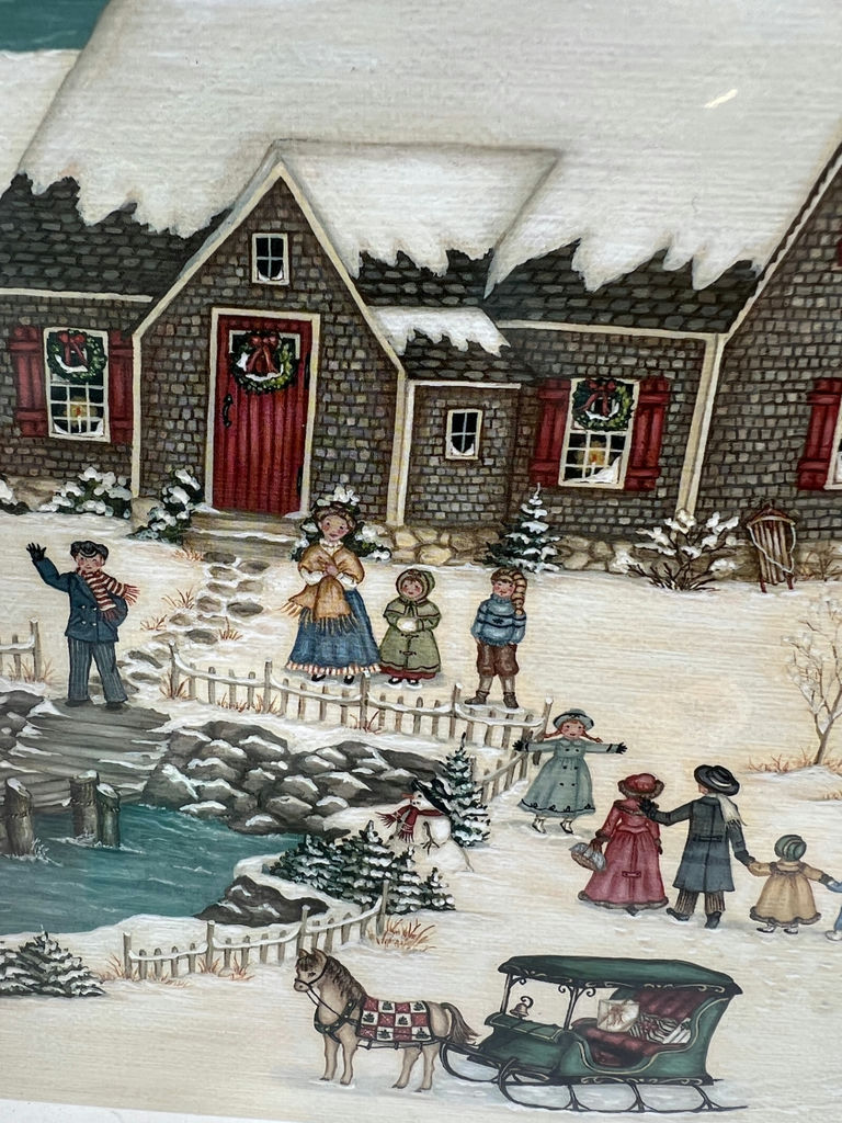 Gathering the Holly 12 x 9 - image 3 of 4