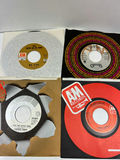Collection of 60 vintage vinyl 45's records and a metal storage box - thumbnail 12 of 17