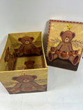 Bear and Pumpkin Themed Decorative Box - thumbnail 3 of 4