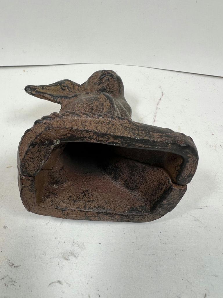ANTIQUE Rusty cast-iron bird sculpture - image 4 of 4