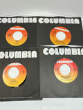 Blue storage box with a collection of 60 vintage 45 RPM vinyl singles - thumbnail 11 of 17