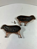 ANTIQUE Split-body CAST IRON pig figurines - thumbnail 2 of 5