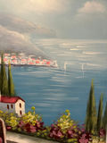 Balcony Terrace with Columns, Table and Chairs, and Floral Plants = 36 X 30 - thumbnail 5 of 5