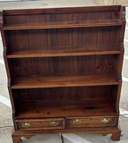 Wooden Bookshelf with Drawers and Wooden Nightstand - thumbnail 1 of 9