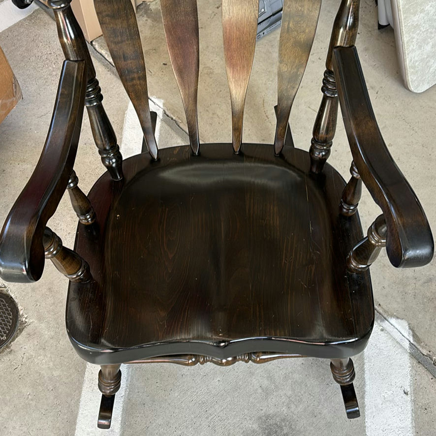 Wooden Rocking Armchair - image 2 of 6