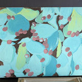 Ruth Shirley paintings: turquoise botanical abstract and landscape scenes - thumbnail 2 of 4