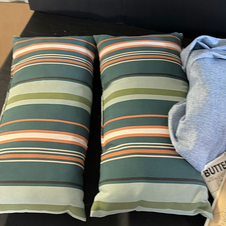 Cushions, sewing patterns, and yarn craft supplies - image 3 of 5