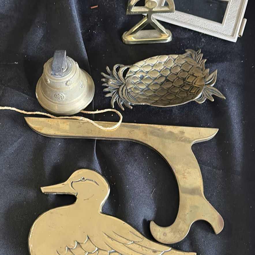 Brass decorative hardware and ornaments set - image 3 of 7