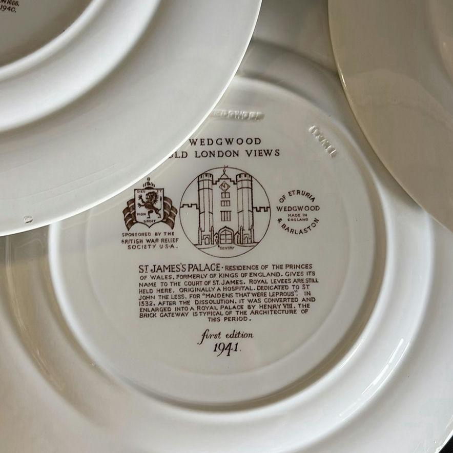 Wedgwood Old London Views plates set, 1941 - image 12 of 13