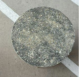 Black Rectangular Table and Round Stone-Top Wooden Table - thumbnail 3 of 5