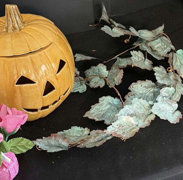 Halloween Pumpkin Decor with Ceramic Accents - image 5 of 6
