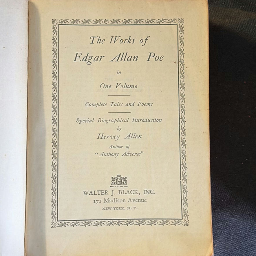 Antique book collection: Hawthorne, Poe works, and hymn book - image 5 of 10