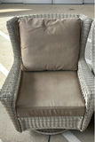 Two Wicker Armchairs with Cushions - thumbnail 2 of 8