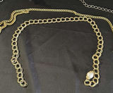 Gold-tone chain necklaces and Brighton belt with ornate buckle - thumbnail 4 of 4