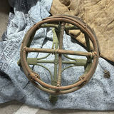 Round Side Table and Wicker Stool - thumbnail 5 of 6