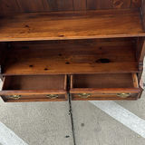 Wooden Bookshelf with Drawers and Wooden Nightstand - thumbnail 3 of 9