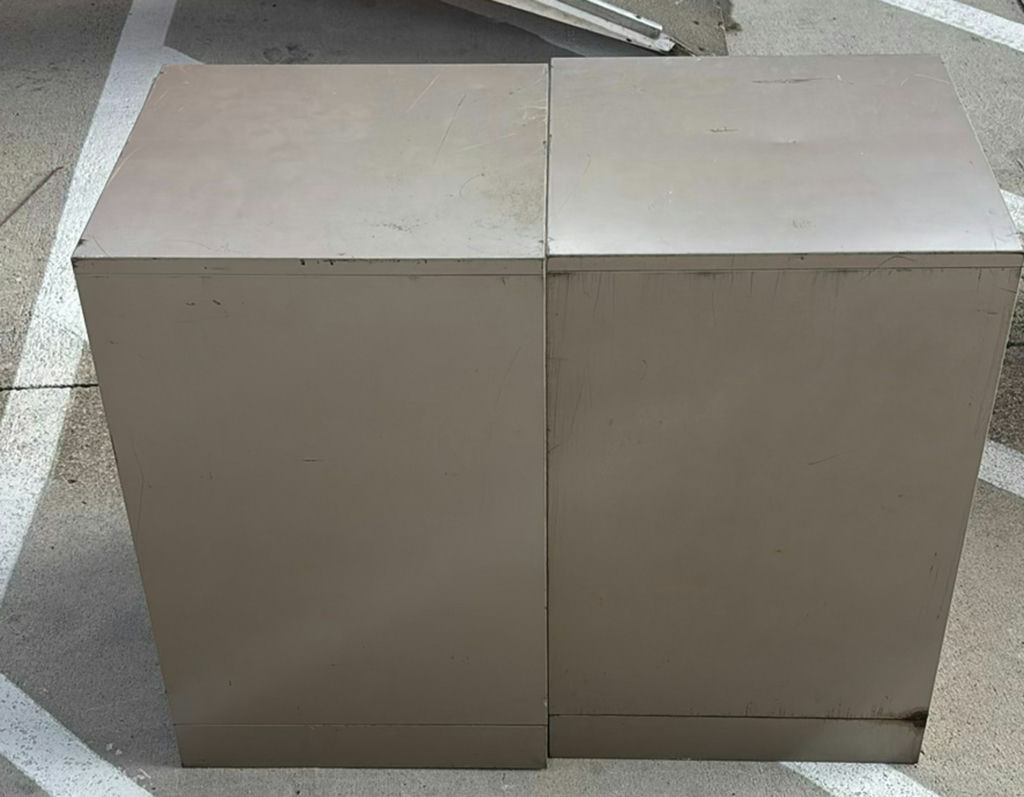 Two Metal Two-Drawer Filing Cabinets - image 4 of 4