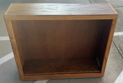 Wooden Open-Front Cabinet - Image 1 of 10