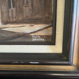 Pair of Ruth Shirley framed cottage paintings - thumbnail 4 of 4