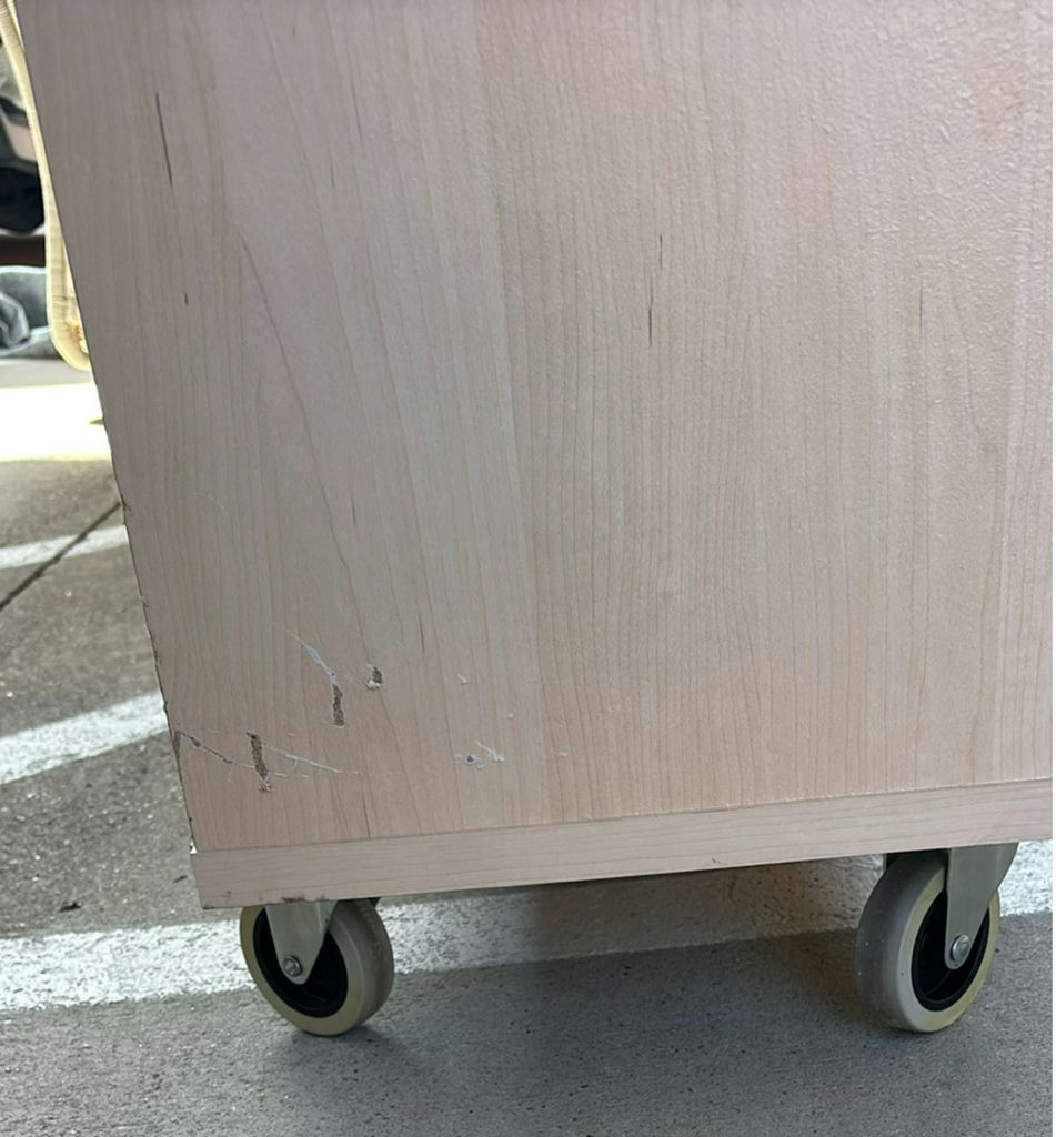 Two Tall Rolling Shelving Units - image 6 of 6