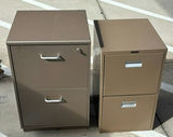 Two Anderson Hickey Two-Drawer Metal Filing Cabinets - thumbnail 1 of 9