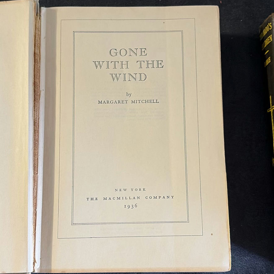 Two vintage hardcover books: Gone with the Wind and Coronado's Children - image 5 of 5