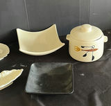 White ceramic fruit and shell-themed decorative tableware - thumbnail 5 of 6