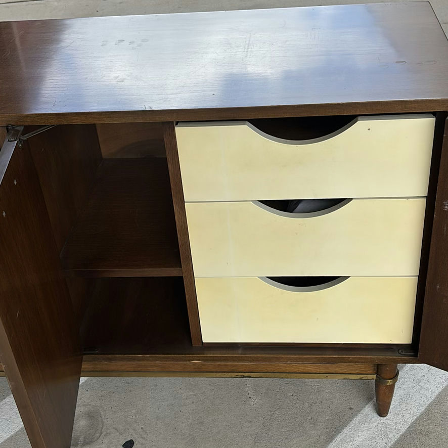 Wooden Sideboard Cabinet with Drawers and Doors - image 4 of 5
