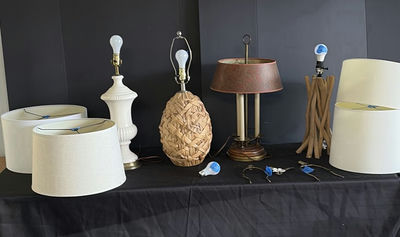 Lamps, Lampshades, and Lamp Accessories - Image 1 of 6
