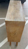 Wooden Two-Shelf Cabinet with Tapered Legs - thumbnail 3 of 5