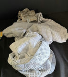 Assorted home decor items including glass sculptures, pottery, and textiles - thumbnail 5 of 5