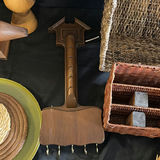 Assorted Woven Baskets and Wooden Decorative Items - thumbnail 6 of 8