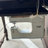 Wooden Sewing Cabinet with Elna Sewing Machine - thumbnail 2 of 6