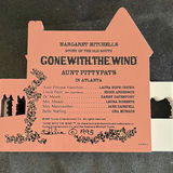 Doll in Floral Dress with Miniature Dollhouse and Gone With the Wind Insert - thumbnail 4 of 4