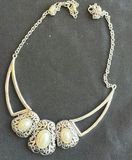 Assorted jewelry set with abalone shell and blue stones - thumbnail 2 of 8