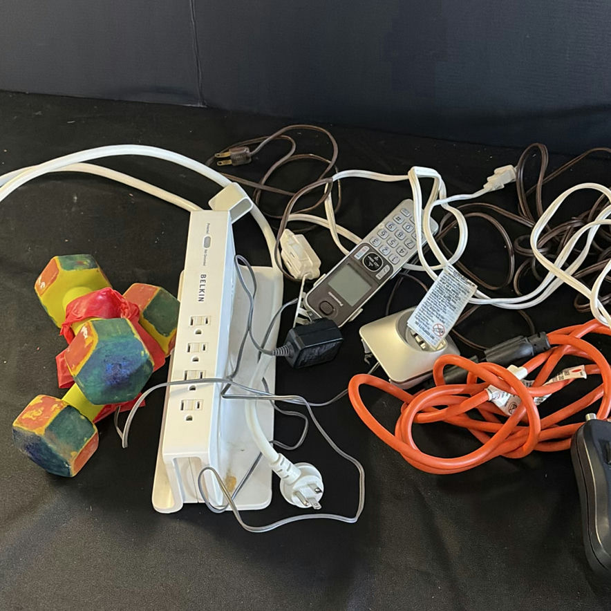 Assorted Electrical Cords, Power Strips, and Hand Tools - image 2 of 5