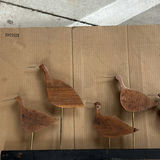Metal Cylindrical Stand with Round Grate and Wooden Bird Wall Decor - thumbnail 5 of 12