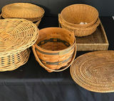 Assorted woven baskets collection - thumbnail 4 of 8