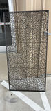 Wooden Tripod Floor Lamp Base and Metal Wall Art Panel - thumbnail 5 of 7