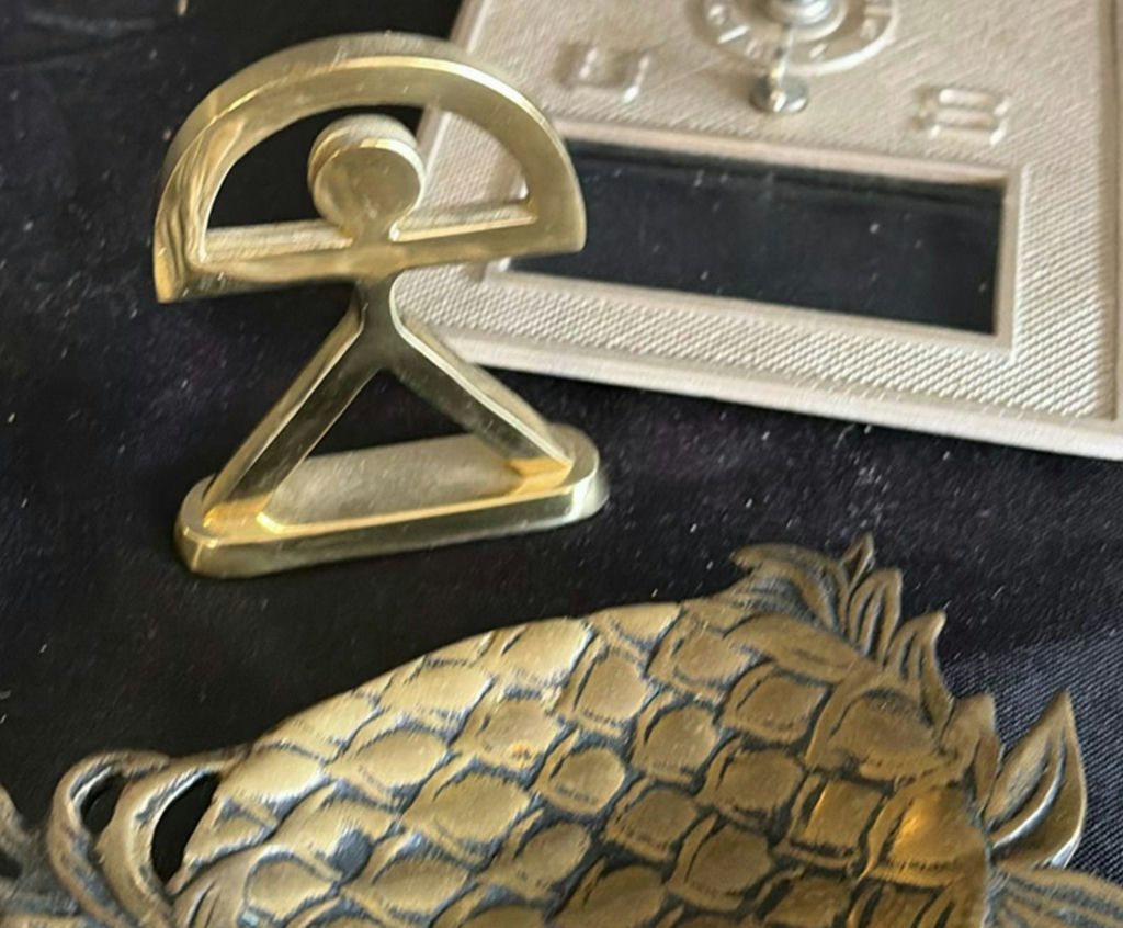 Brass decorative hardware and ornaments set - image 6 of 7